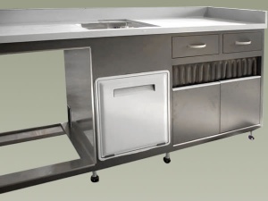 banchi piani bar inox